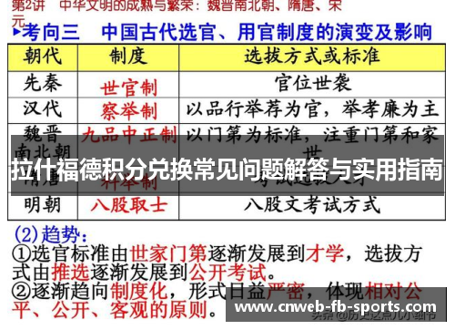 拉什福德积分兑换常见问题解答与实用指南